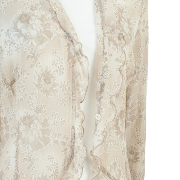 SOLD 🔴 Escada Vintage Sheer Silk Cardigan - Picture 3 of 7